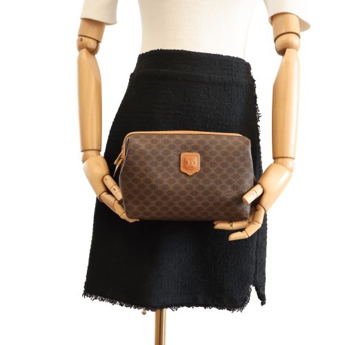 Céline Macadam Canvas Clutch Cosmetic Bag Carrier bags Celine 2
