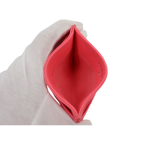 Chanel Kartenetui Lammleder Korallenrosa Chanel Chanel 11