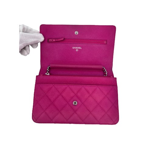 Chanel Wallet on Chain WOC Kalbsleder Pink Chanel Chanel 15