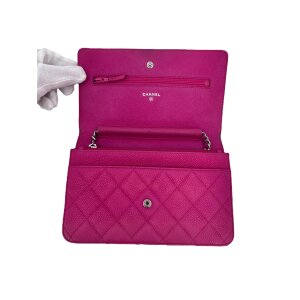 Chanel Wallet on Chain WOC Calfskin Pink Chanel Chanel 31