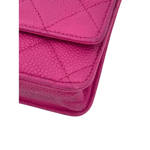 Chanel Wallet on Chain WOC Kalbsleder Pink Chanel Chanel 11