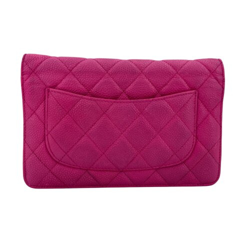 Chanel Wallet on Chain WOC Calfskin Pink Chanel Chanel 7