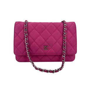 Chanel Wallet on Chain WOC Calfskin Pink Chanel Chanel 20