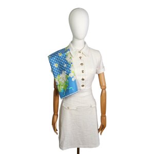 Christian Dior Carré Seidentuch mit floralem Muster Tücher und Schals Carre 17