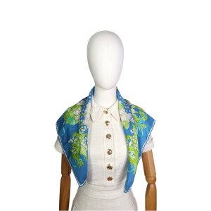 Christian Dior Carré Silk Scarf with Floral Pattern Scarves and shawls Carre 19