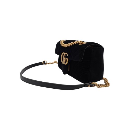 Gucci Marmont Mini Samt Schwarz Gucci Gucci 6