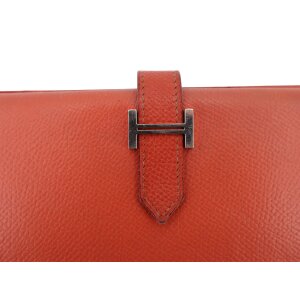 Hermès Bearn Epsom Soufflet Geldbörse Geldbörsen Hermes 15