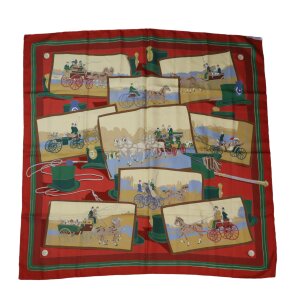 Hermès Carré 90 Carriage and Hat Seide Hermès Hermes 21