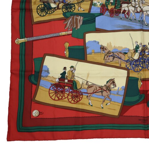 Hermès Carré 90 Carriage and Hat Silk Hermès Hermes 11
