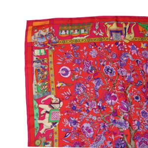 Hermès Carré 90 Fantaisies Indiennes Silk Hermès Hermes 23