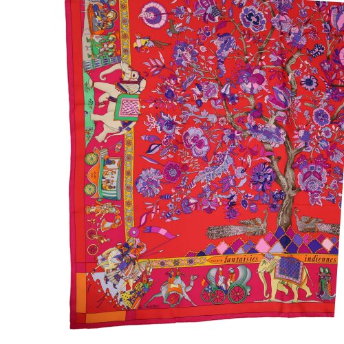 Hermès Carré 90 Fantaisies Indiennes Seide Hermès Hermes 10