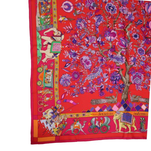 Hermès Carré 90 Fantaisies Indiennes Silk Hermès Hermes 10