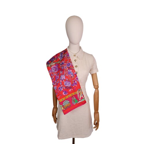 Hermès Carré 90 Fantaisies Indiennes Seide Hermès Hermes 2