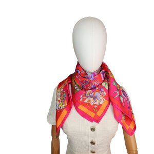 Hermès Carré 90 Fantaisies Indiennes Silk Hermès Hermes 21