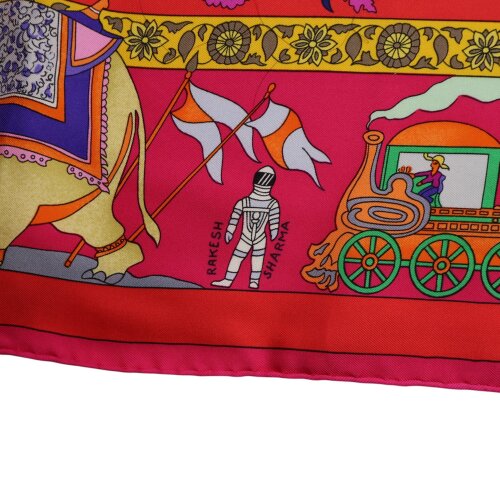 Hermès Carré 90 Fantaisies Indiennes Silk Hermès Hermes 14