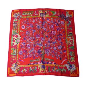 Hermès Carré 90 Fantaisies Indiennes Seide Hermès Hermes 18