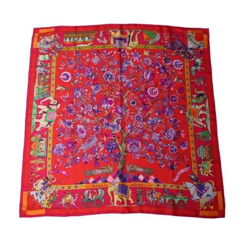 Hermès Carré 90 Fantaisies Indiennes Seide Hermès Hermes
