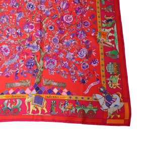 Hermès Carré 90 Fantaisies Indiennes Silk Hermès Hermes 26