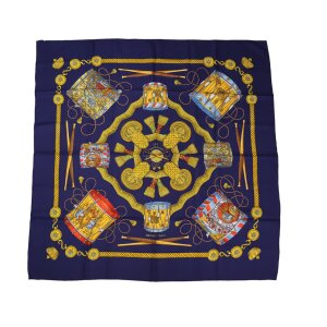 Hermès Carré 90 Les Tambours Silk Scarves and shawls Hermes 15