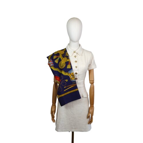 Hermès Carré 90 Les Tambours Silk Scarves and shawls Hermes 2