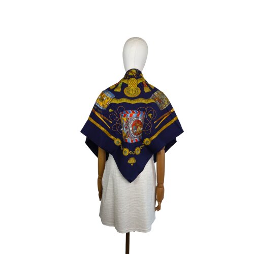 Hermès Carré 90 Les Tambours Seide Tücher und Schals Hermes 8