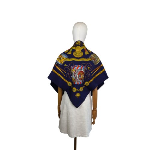 Hermès Carré 90 Les Tambours Silk Scarves and shawls Hermes 8