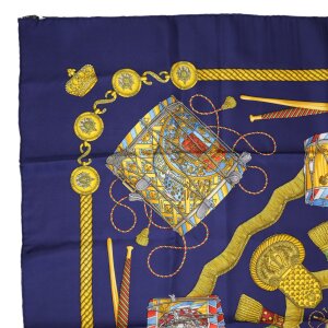 Hermès Carré 90 Les Tambours Silk Scarves and shawls Hermes 21