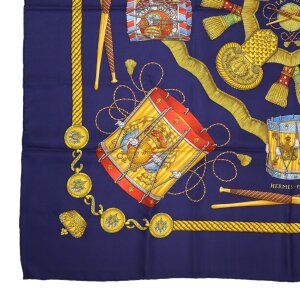 Hermès Carré 90 Les Tambours Silk Scarves and shawls Hermes 22