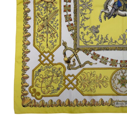 Hermès Carré 90 Lvdovicvs Magnvs Silk Hermès Hermes 10