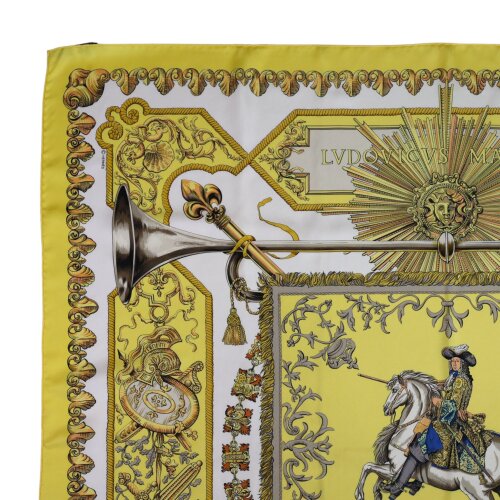 Hermès Carré 90 Lvdovicvs Magnvs Silk Hermès Hermes 9