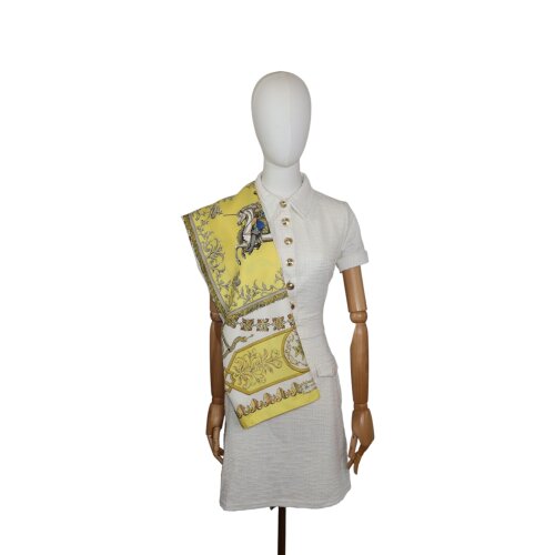 Hermès Carré 90 Lvdovicvs Magnvs Silk Hermès Hermes 2