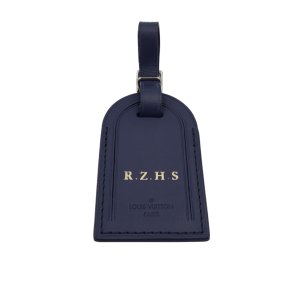 Louis Vuitton Luggage Tag Taschenanhänger Blau Louis Vuitton Louis Vuitton 9