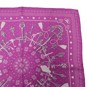 Hermès Carré 55 Les Clés Seide Tücher und Schals Hermes 17