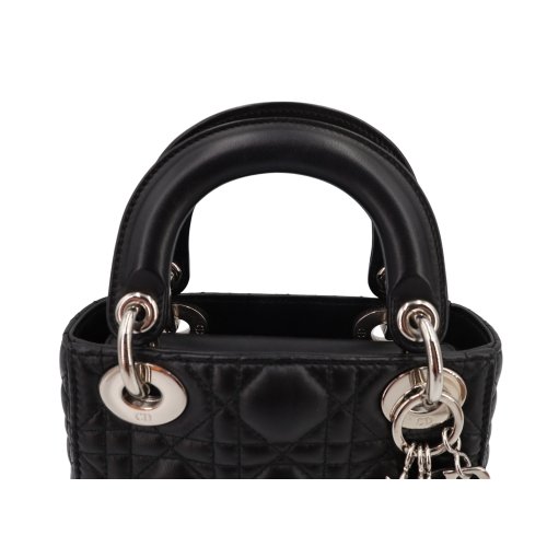 Christian Dior Lady Dior Mini Cannage Schwarz Dior Dior 16