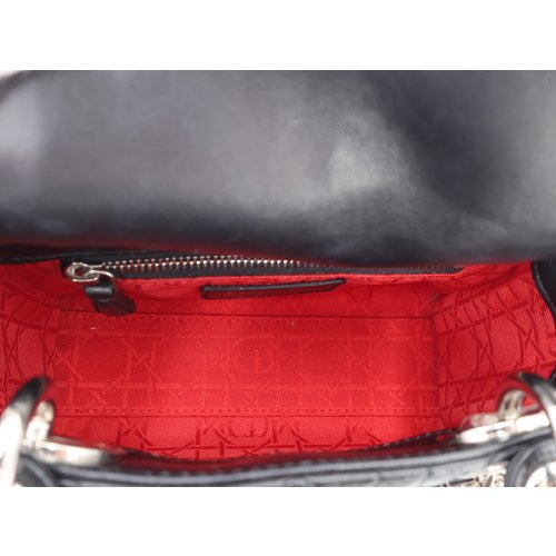 Christian Dior Lady Dior Mini Cannage Schwarz Dior Dior 19