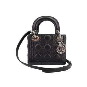 Christian Dior Lady Dior Mini Cannage Schwarz Dior Dior 24