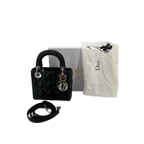 Christian Dior Lady Dior Mini Cannage Black Dior Dior 6