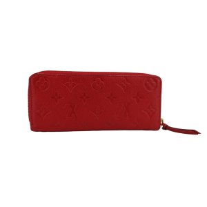 Louis Vuitton Clémence Empreinte Rot Geldbörsen Louis Vuitton 20