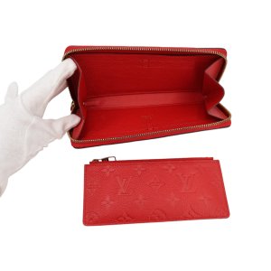 Louis Vuitton Clémence Empreinte Rot Geldbörsen Louis Vuitton 28