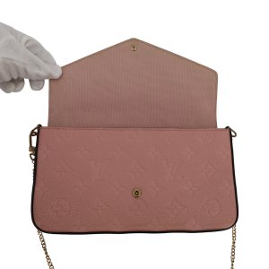 Louis Vuitton Felicie Pochette Empreinte Rose Poudre Handtaschen Louis Vuitton 34