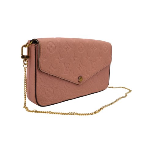 Louis Vuitton Felicie Pochette Empreinte Rose Poudre Handtaschen Louis Vuitton 9