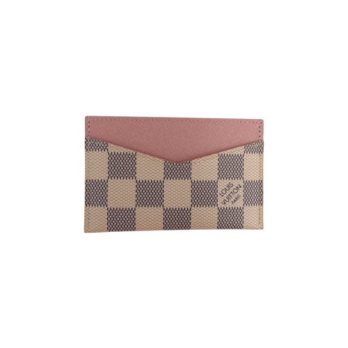 Louis Vuitton Kartenetui Damier Azur Rose Ballerine Kleinlederwaren Louis Vuitton
