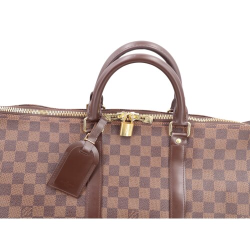 Louis Vuitton Keepall 55 Damier Ebene Für Herren Louis Vuitton 12