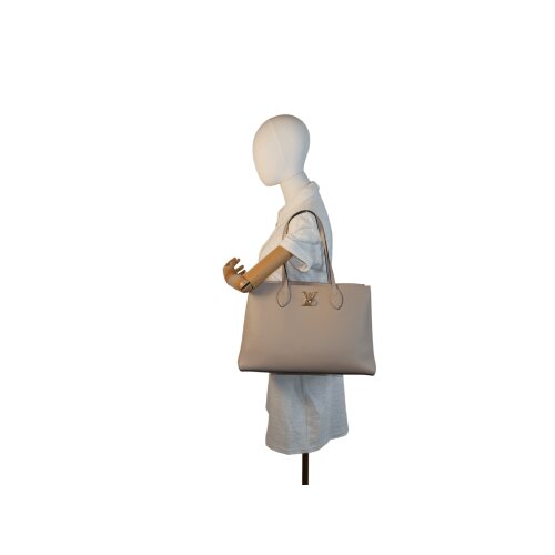 Louis Vuitton Lockme Shopper Greige Handbags Louis Vuitton 5