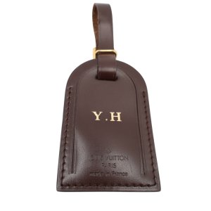 Louis Vuitton Luggage Tag Taschenanhänger Braun Louis Vuitton Louis Vuitton 9