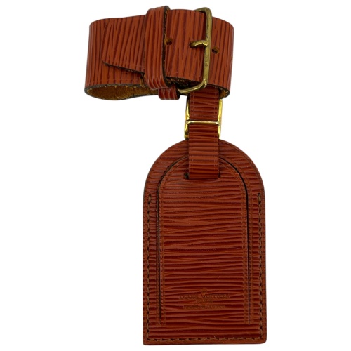 Louis Vuitton Luggage Tag Kofferanhänger Kenyan Fawn Braun Louis Vuitton Louis Vuitton
