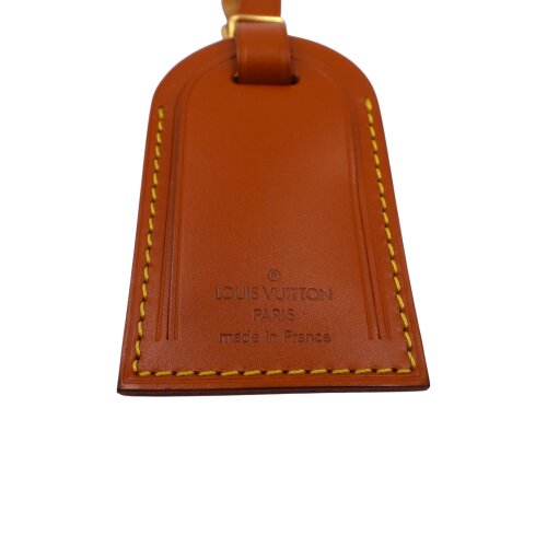 Louis Vuitton Luggage Tag with Poignet Brown Accessories Louis Vuitton 6