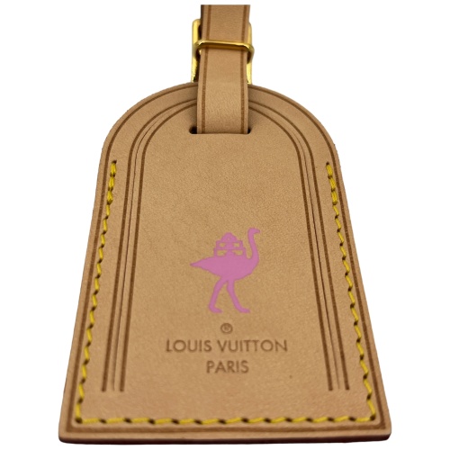 Louis Vuitton Luggage Tag Ostrich Louis Vuitton Louis Vuitton 6