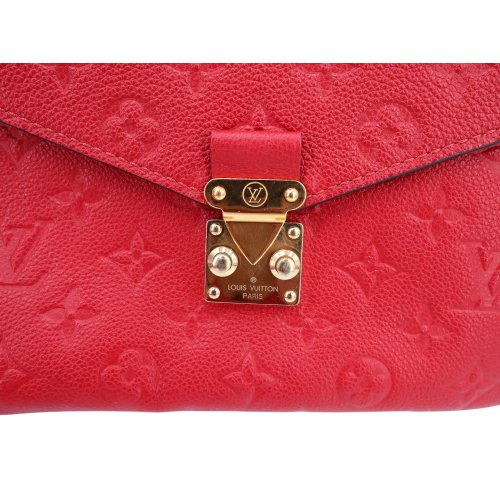 Louis Vuitton Pochette Metis Empreinte Scarlet Red Carrier bags Louis Vuitton 14