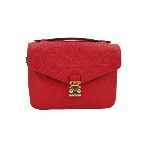Louis Vuitton Pochette Metis Empreinte Scarlet Red Carrier bags Louis Vuitton 7